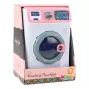LEAN TOYS Lavatrice giocattolo per bambini con cestello rotante, luci e suoni, bianco/rosa
