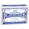 Carte da gioco LEAN TOYS Classic plastificate blu - formato poker, 54 carte, idrorepellenti