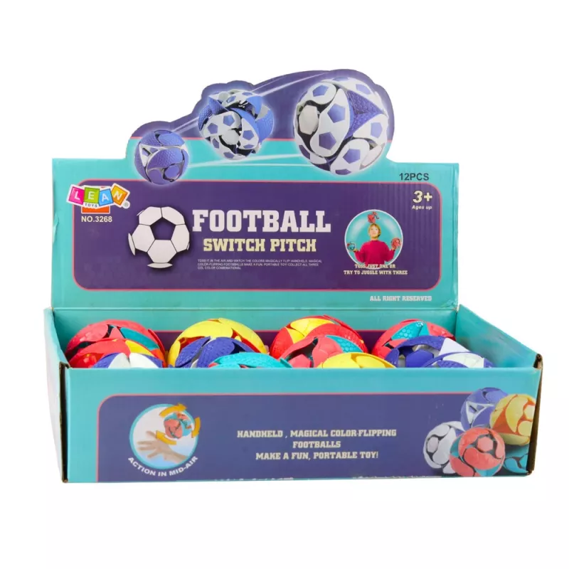LEAN TOYS palla da giocoleria LED a cambio colore 8 cm multicolore