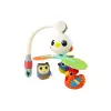 LEAN TOYS Giostra musicale uccellini colorati per lettino e passeggino
