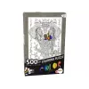 LEAN TOYS puzzle Colours 500 elefante