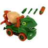 LEAN TOYS Betoniera dinosauro Unwrecker accessorio verde
