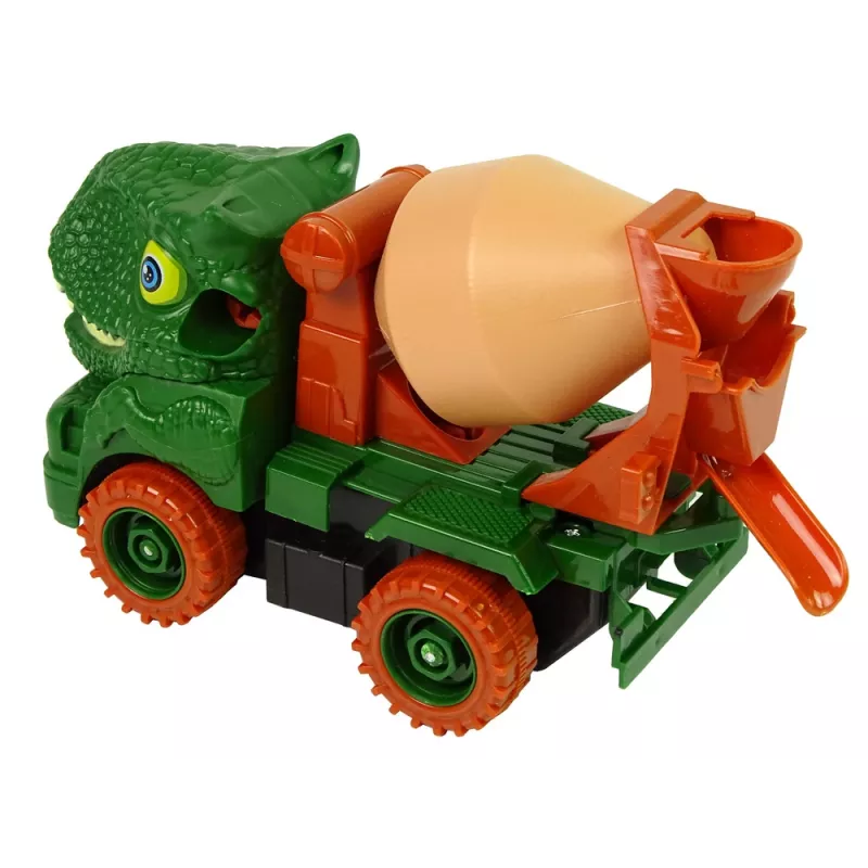 LEAN TOYS Betoniera dinosauro Unwrecker accessorio verde
