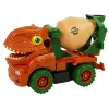 LEAN TOYS Betoniera dinosauro Unwrecker accessorio arancione