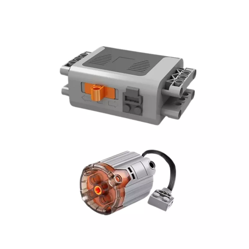 LEAN TOYS Mattoncini pista a sfere con motore elettrico 2520 pezzi