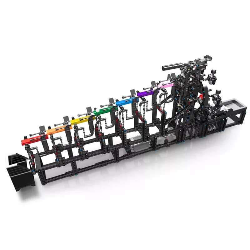 LEAN TOYS Mattoncini pista a sfere con motore elettrico 2520 pezzi