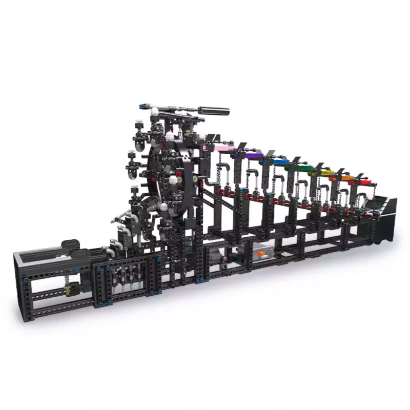 LEAN TOYS Mattoncini pista a sfere con motore elettrico 2520 pezzi