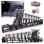 LEAN TOYS Mattoncini pista a sfere con motore elettrico 2520 pezzi