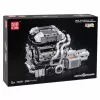 LEAN TOYS Mattoncini auto motore V8 cambio 2024 el.