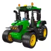 LEAN TOYS Mattoncini trattore agricoltura verde 304 pezzi
