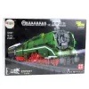 LEAN TOYS 23646 set di costruzioni locomotiva a vapore RC con telecomando e binari, 2348 pezzi