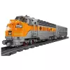 LEAN TOYS set di mattoncini - treno radiocomandato grigio/giallo (1.751 pezzi)
