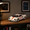 LEAN TOYS Mattoncini auto sportiva radiocomando RC bianca 1384 pezzi