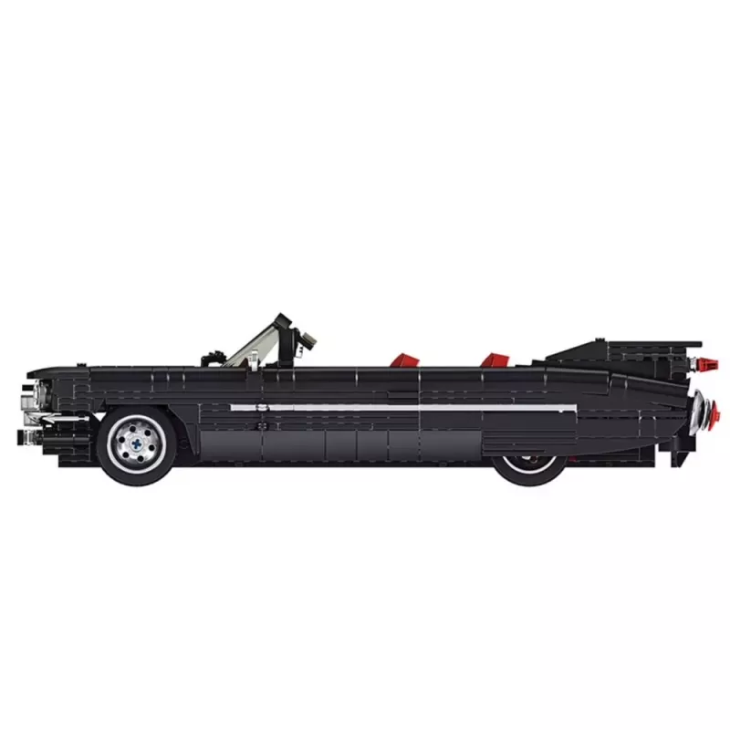 LEAN TOYS Mattoncini auto classica cabrio Cadi-Elrado nero 1324 pezzi