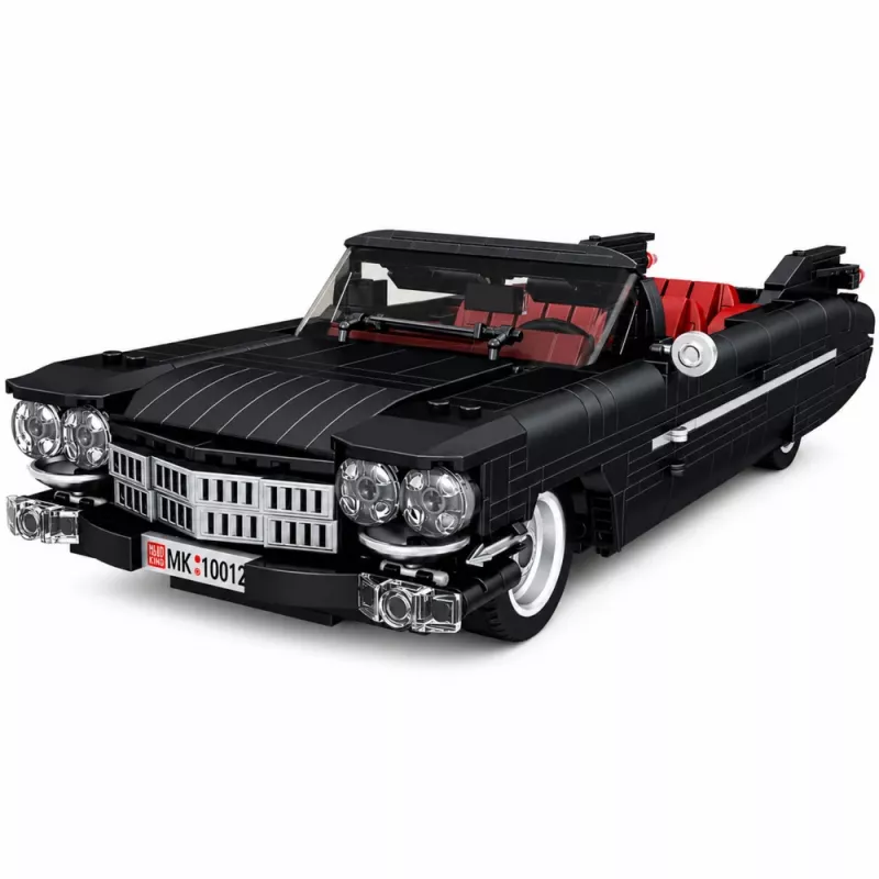 LEAN TOYS Mattoncini auto classica cabrio Cadi-Elrado nero 1324 pezzi