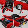 LEAN TOYS Mattoncini auto sportiva Charger rossa 1869 pezzi