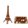 LEAN TOYS Gru da costruzione con radiocomando kit Torre Eiffel alta 90 cm