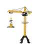 LEAN TOYS Gru da costruzione con radiocomando kit Torre Eiffel alta 90 cm