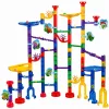 LEAN TOYS set da costruzione pista a sfere tunnel dinosauri colorati 192 pezzi