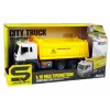 LEAN TOYS Veicolo da cantiere camion ribaltabile 1:16 giallo rimorchio sollevabile