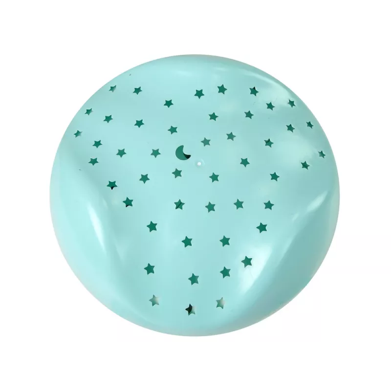 LEAN TOYS Giostrina da letto proiettore Pilot melodie versi di animali blu