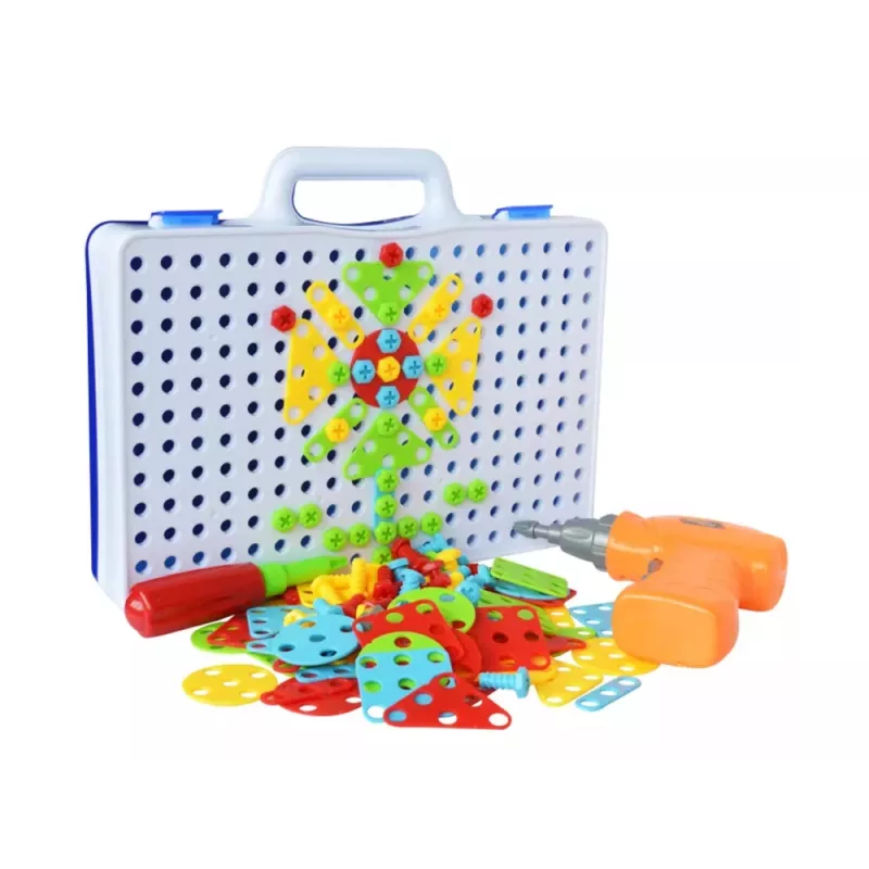 LEAN TOYS Puzzle mosaico creativo 4in1 cacciavite 237 pezzi
