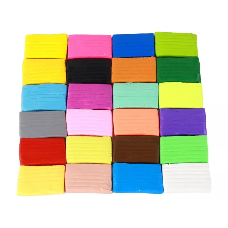 LEAN TOYS Set creativo pasta modellabile 24 colori con accessori