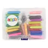 LEAN TOYS Set creativo pasta modellabile 24 colori con accessori
