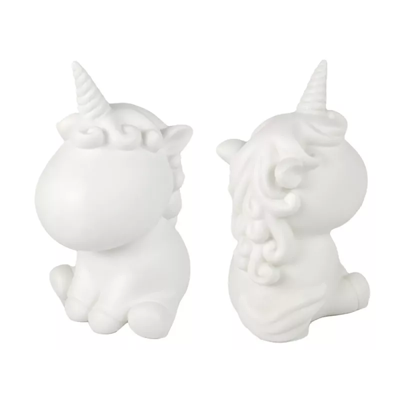 LEAN TOYS Kit unicorno creativo fai da te diamanti cristalli blu
