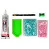 LEAN TOYS Kit unicorno creativo fai da te diamanti cristalli blu