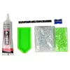 LEAN TOYS Kit unicorno creativo fai da te diamanti cristalli verde