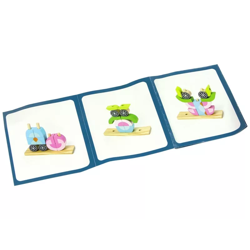 LEAN TOYS Puzzle in legno creativo spaziale gufo 3D