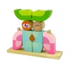 LEAN TOYS Puzzle in legno creativo spaziale gufo 3D