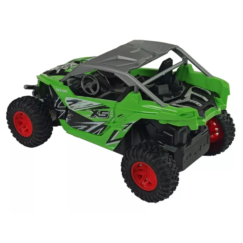 LEAN TOYS Auto radiocomandata fuoristrada cross country 27 MHz verde