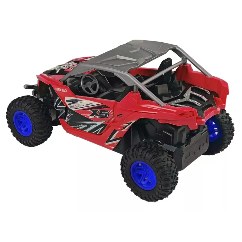 LEAN TOYS Auto radiocomandata fuoristrada cross country 27 MHz rosso
