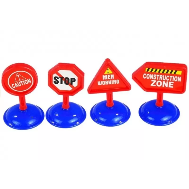 LEAN TOYS Treno smontabile con utensili da lavoro e figure