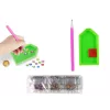 LEAN TOYS set adesivi ricamo diamanti animali giardino arcobaleno mosaico