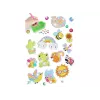 LEAN TOYS set adesivi ricamo diamanti animali giardino arcobaleno mosaico