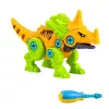 LEAN TOYS dinosauri mattoncini set con cacciavite 4-in-1