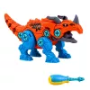 LEAN TOYS dinosauri mattoncini set con cacciavite 4-in-1