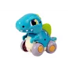 LEAN TOYS Dinosauro su ruote figura blu