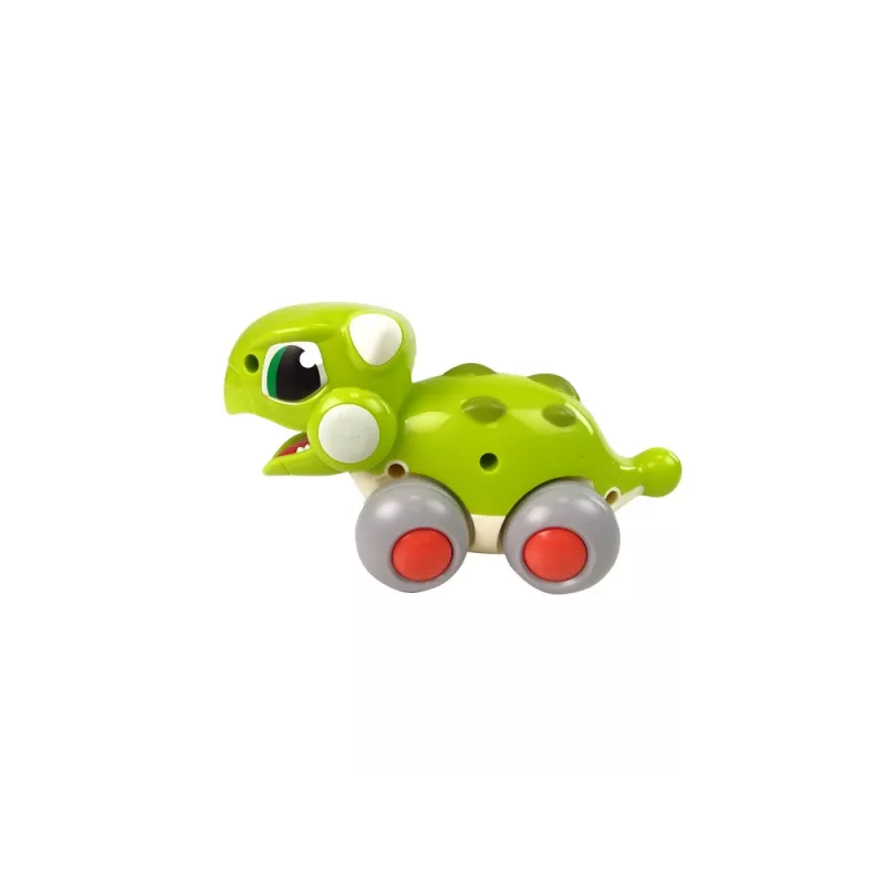 LEAN TOYS Dinosauro su ruote figura verde