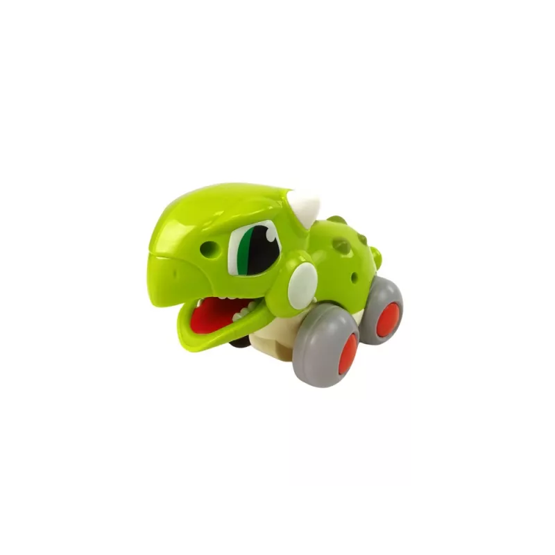 LEAN TOYS Dinosauro su ruote figura verde