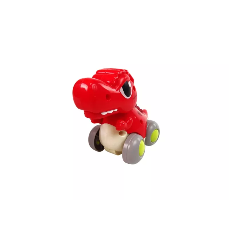 LEAN TOYS Dinosauro su ruote T-Rex figura rossa