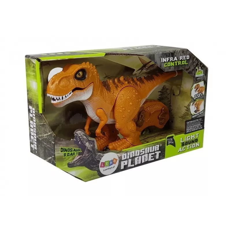 LEAN TOYS dinosauro radiocomandato R/C bronzo suono luce