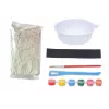LEAN TOYS Kit fai da te Halloween magneti calchi in gesso zucca