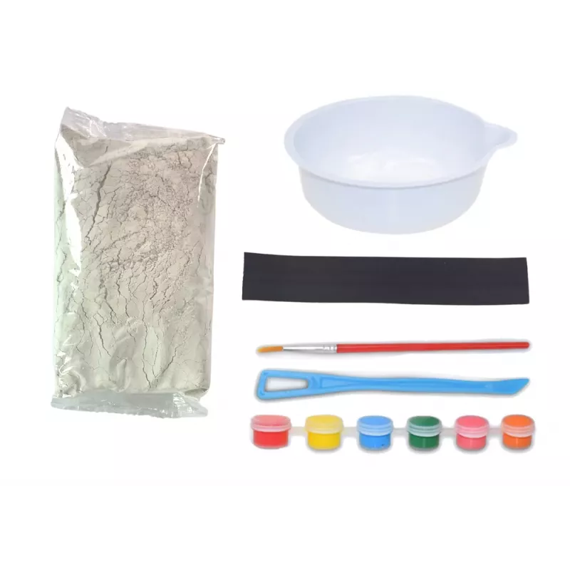 LEAN TOYS Kit fai da te Halloween magneti calchi in gesso zucca