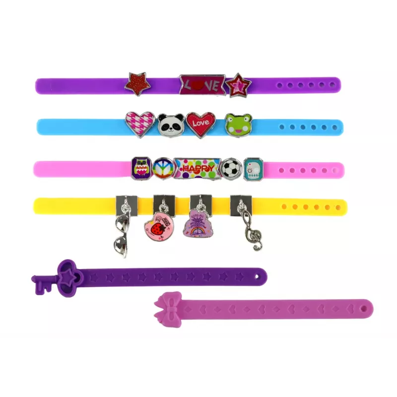 LEAN TOYS Set fai da te bracciale ciondoli lettere gioielli