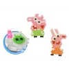 LEAN TOYS Set perline d'acqua magiche fai da te 8 colori maialino