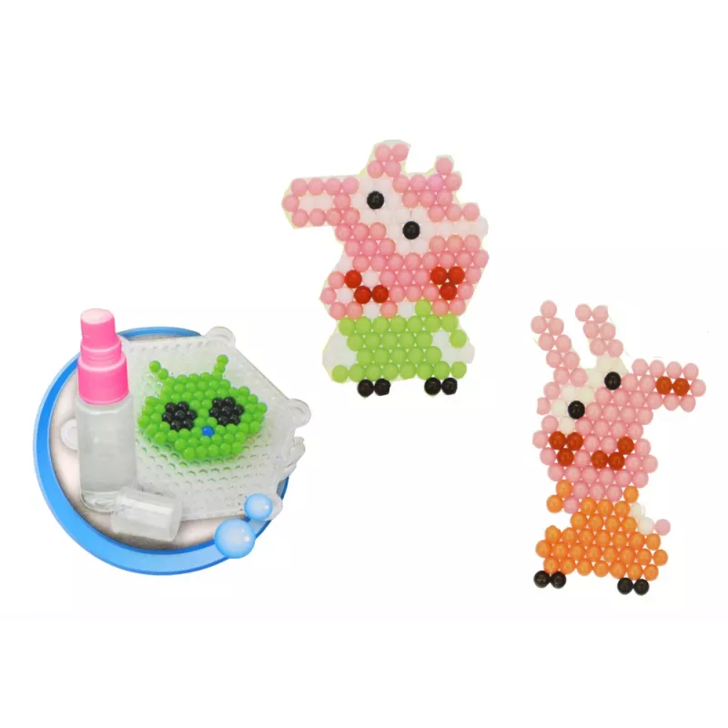 LEAN TOYS Set perline d'acqua magiche fai da te 8 colori maialino